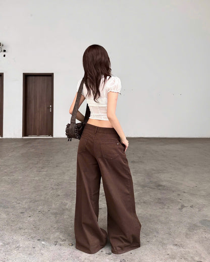 Calem Club Long Fold Series Jeans Ver.3 - Kaki