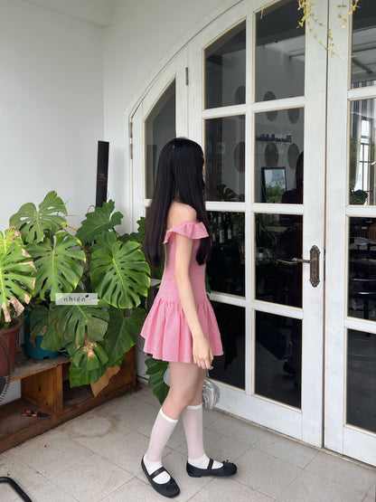 Nhien Vintage Cherry Dress (Pre-order)