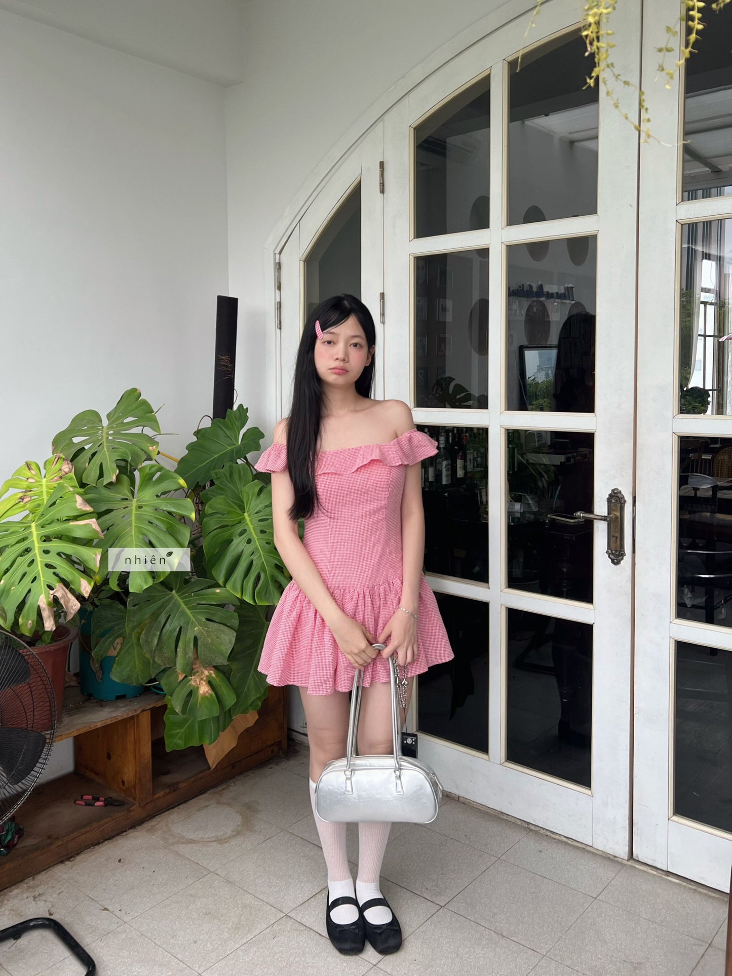 Nhien Vintage Cherry Dress (Pre-order)