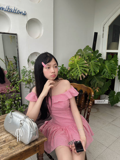 Nhien Vintage Cherry Dress (Pre-order)