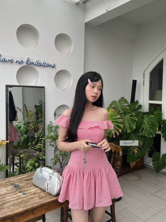 Nhien Vintage Cherry Dress (Pre-order)