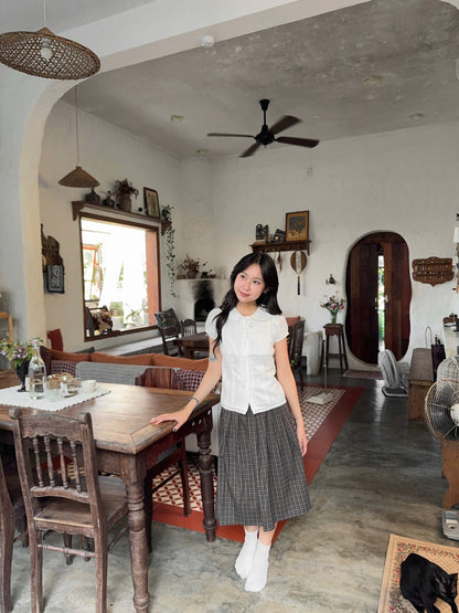 Nhien Vintage Ruby Top (Pre-order)