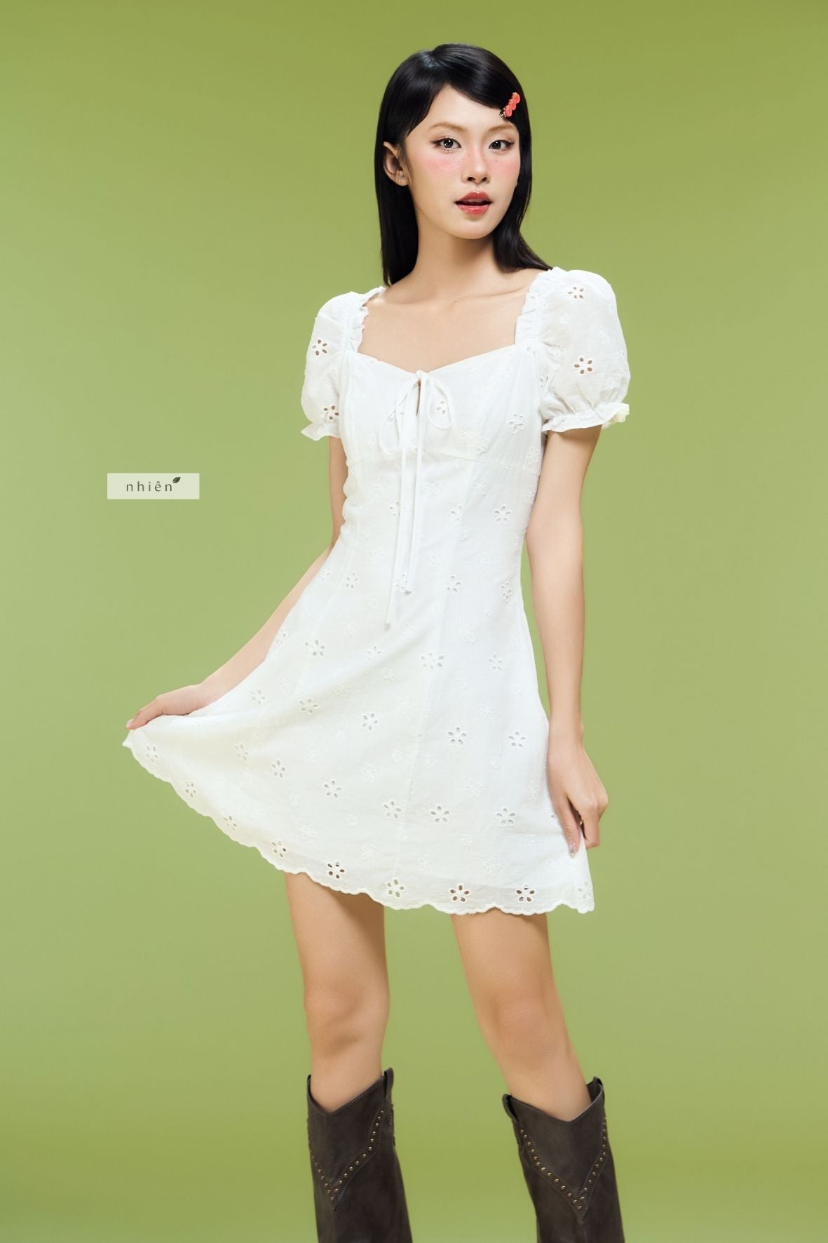 Nhien Vintage Galadriel Dress (Pre-order)