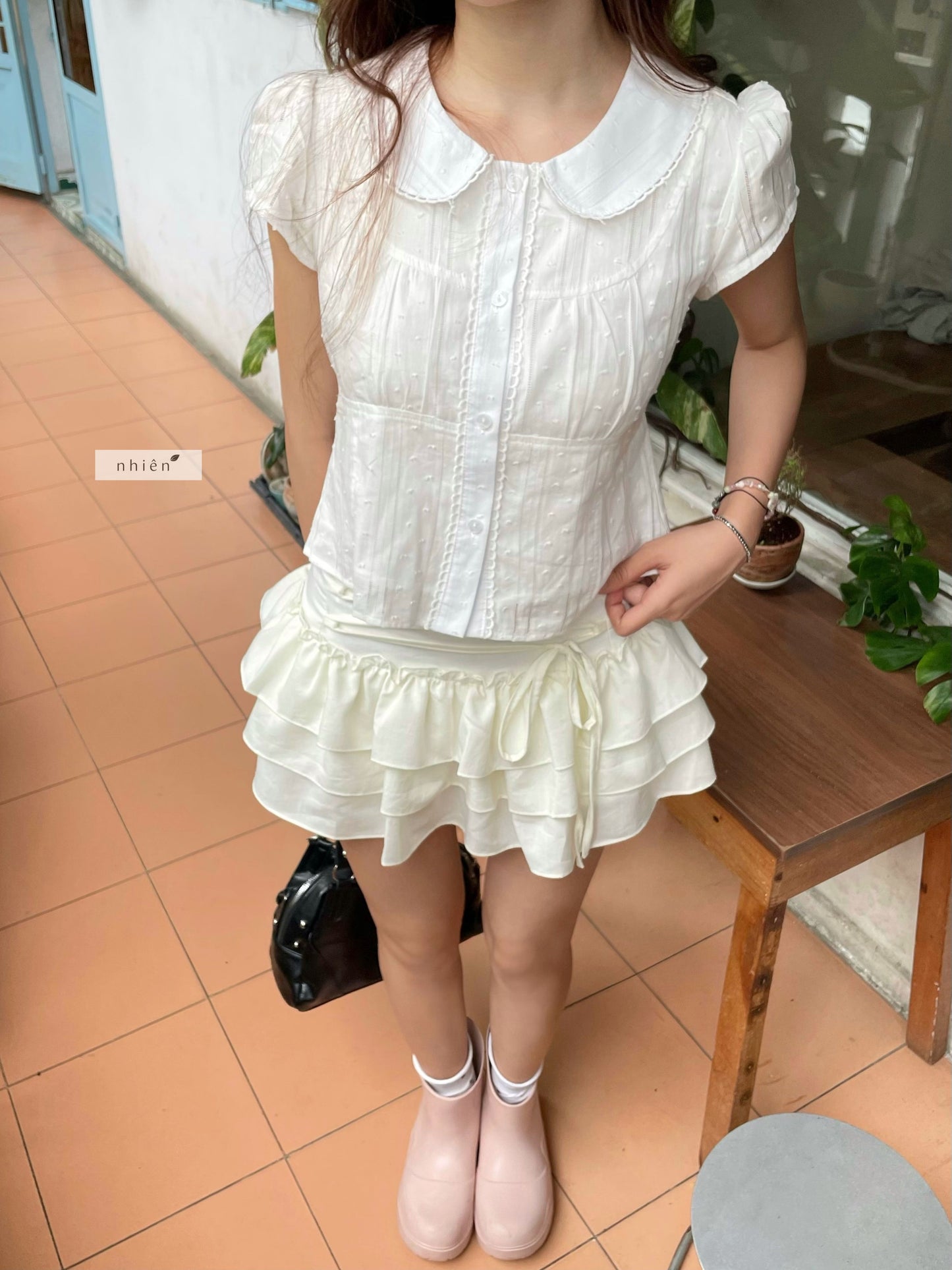 Nhien Vintage Annie Top (Pre-order)