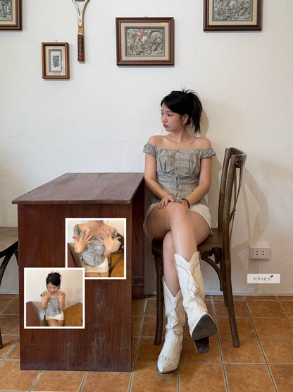 Nhien Vintage Irelia Top (Pre-order)