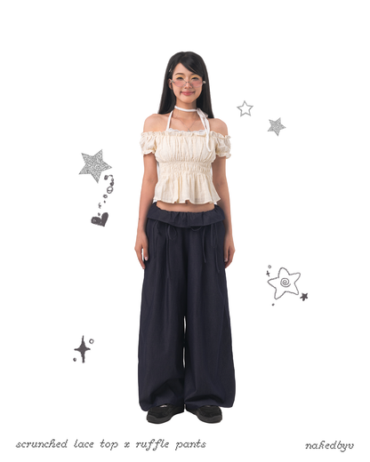 Nakedbyv Ruffle Pants (Pre-order)