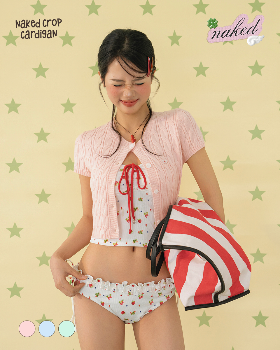Nakedbyv Naked Crop Cardigan (Pre-order)