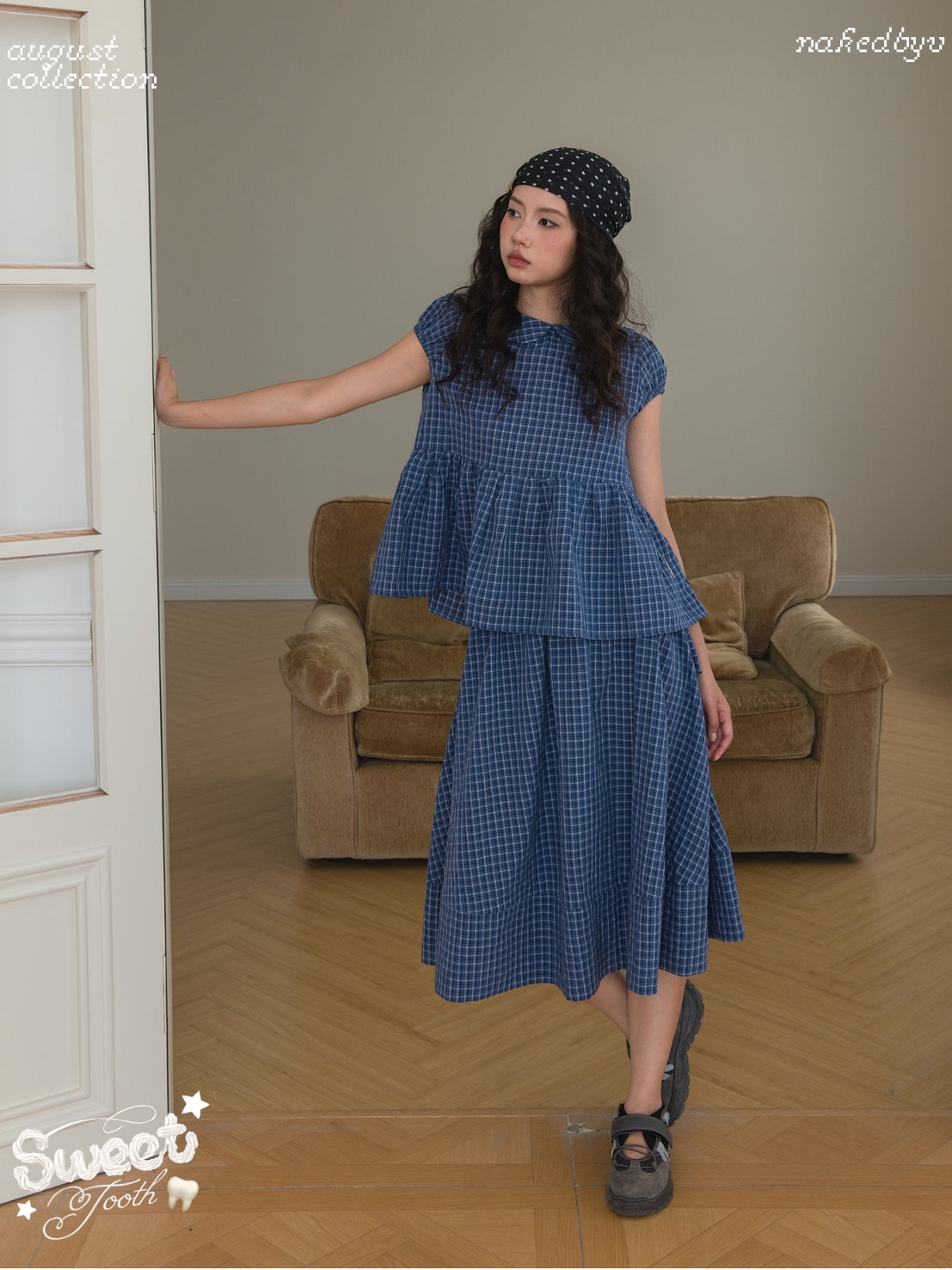 Nakedbyv Mizu Blouse & Mizu Midi Skirt (Pre-order)