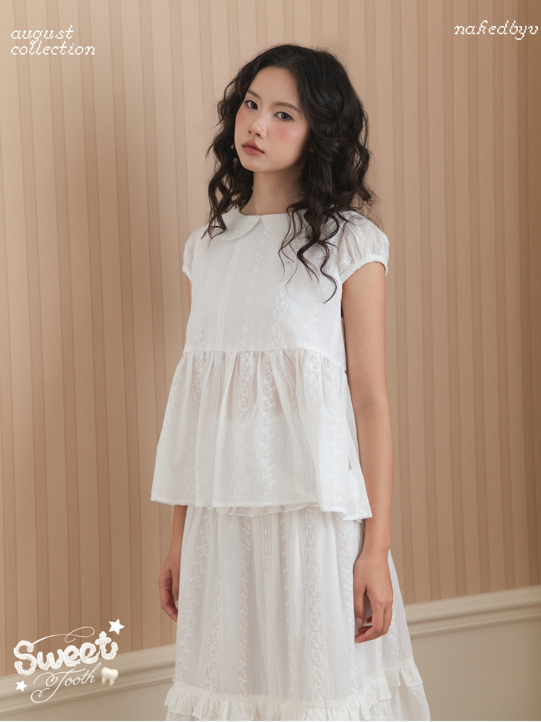 Nakedbyv Mizu Blouse & Mizu Midi Skirt (Pre-order)