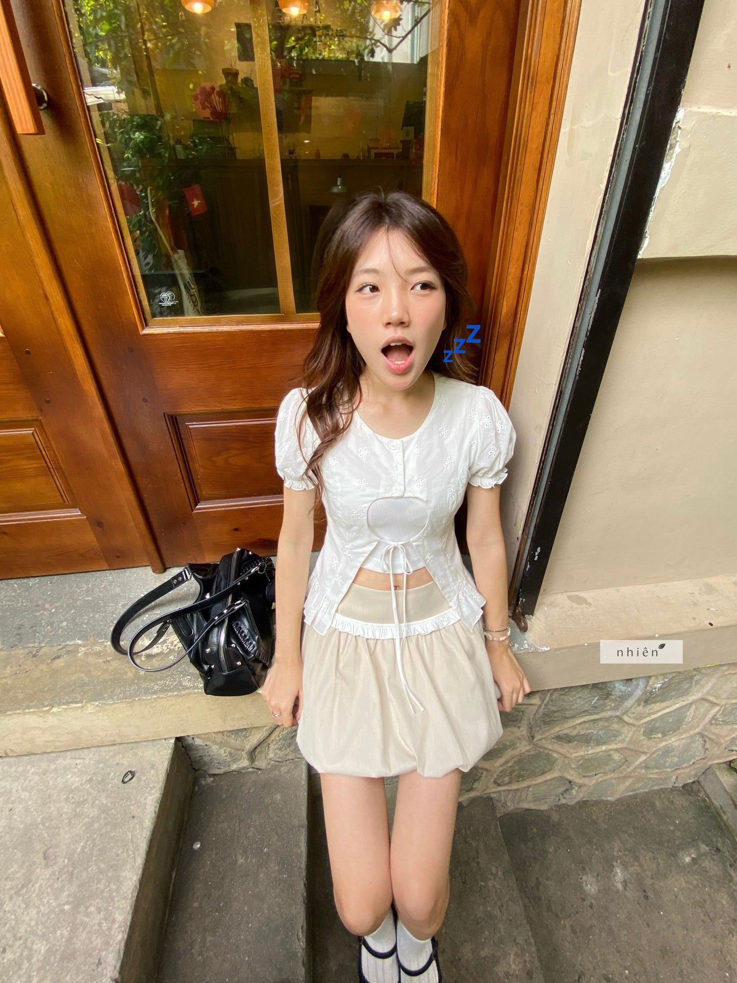 Nhien Vintage Zoe Top (Pre-order)