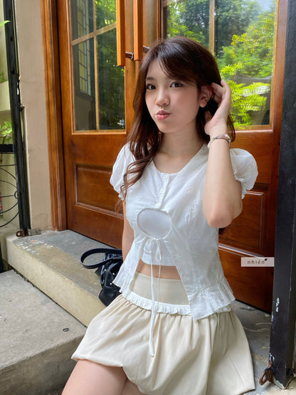 Nhien Vintage Zoe Top (Pre-order)