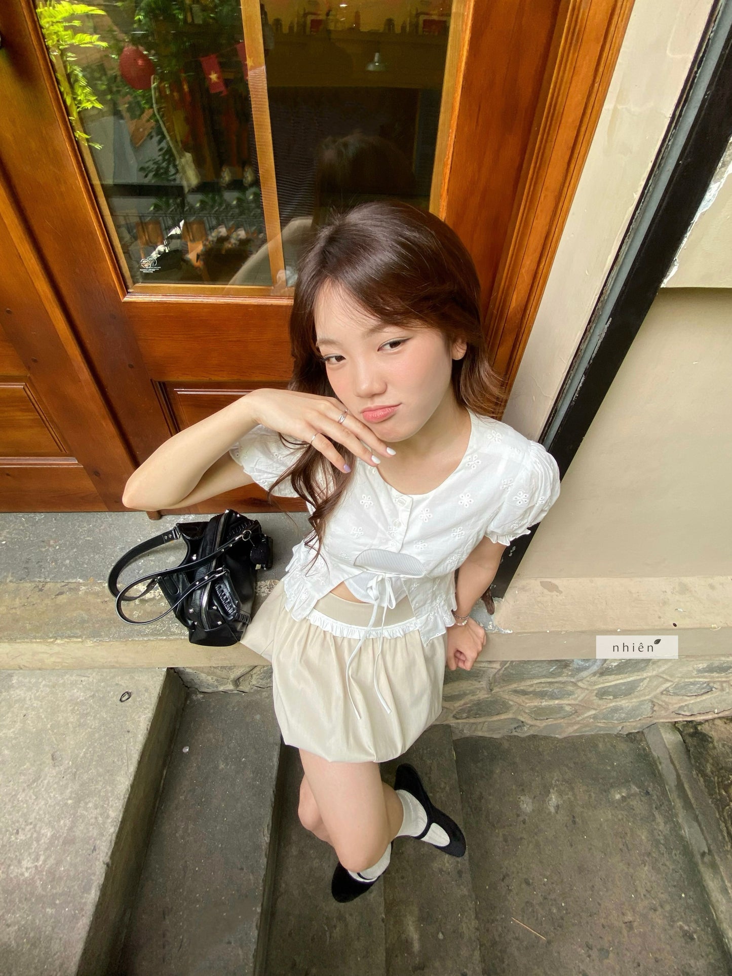 Nhien Vintage Zoe Top (Pre-order)