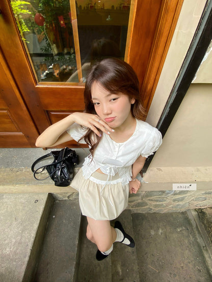 Nhien Vintage Zoe Top (Pre-order)