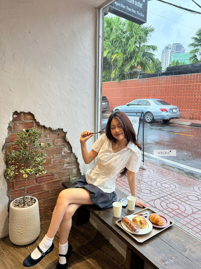 Nhien Vintage Camille Top (Pre-order)