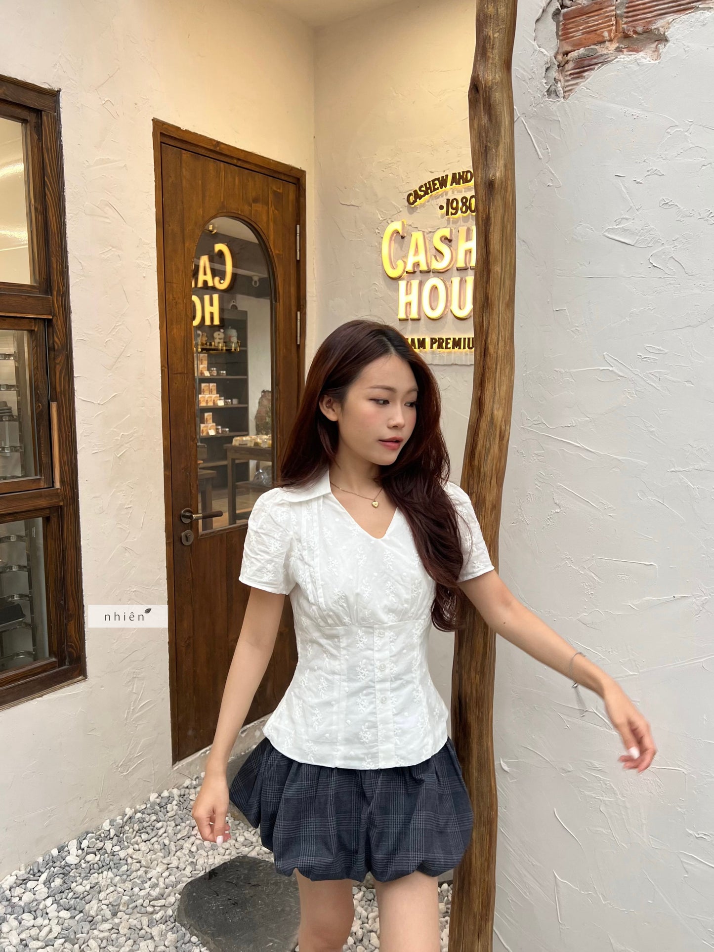 Nhien Vintage Camille Top (Pre-order)