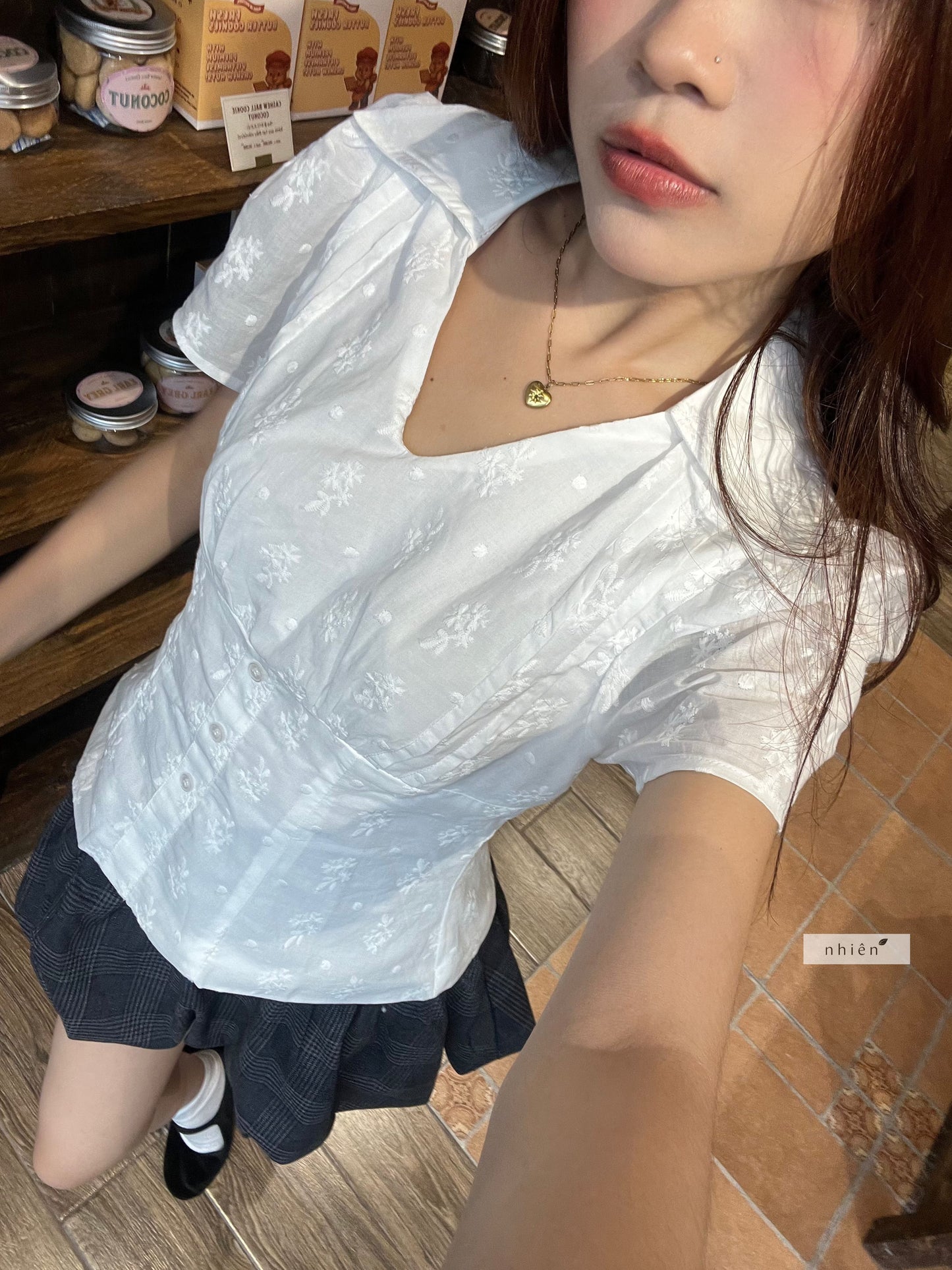 Nhien Vintage Camille Top (Pre-order)