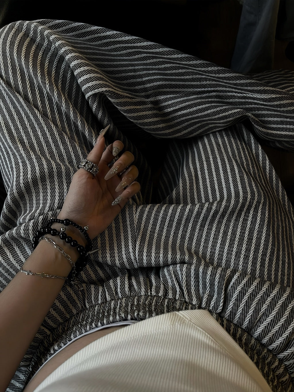 The Fance Lilray Striped Pants