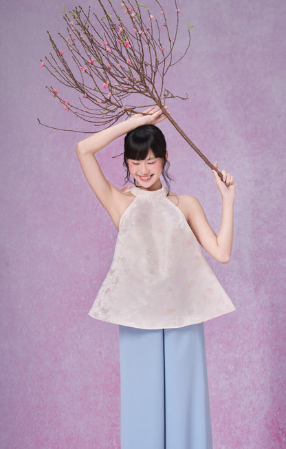Mieufashionista Back Bow Halter Top Nha Yen