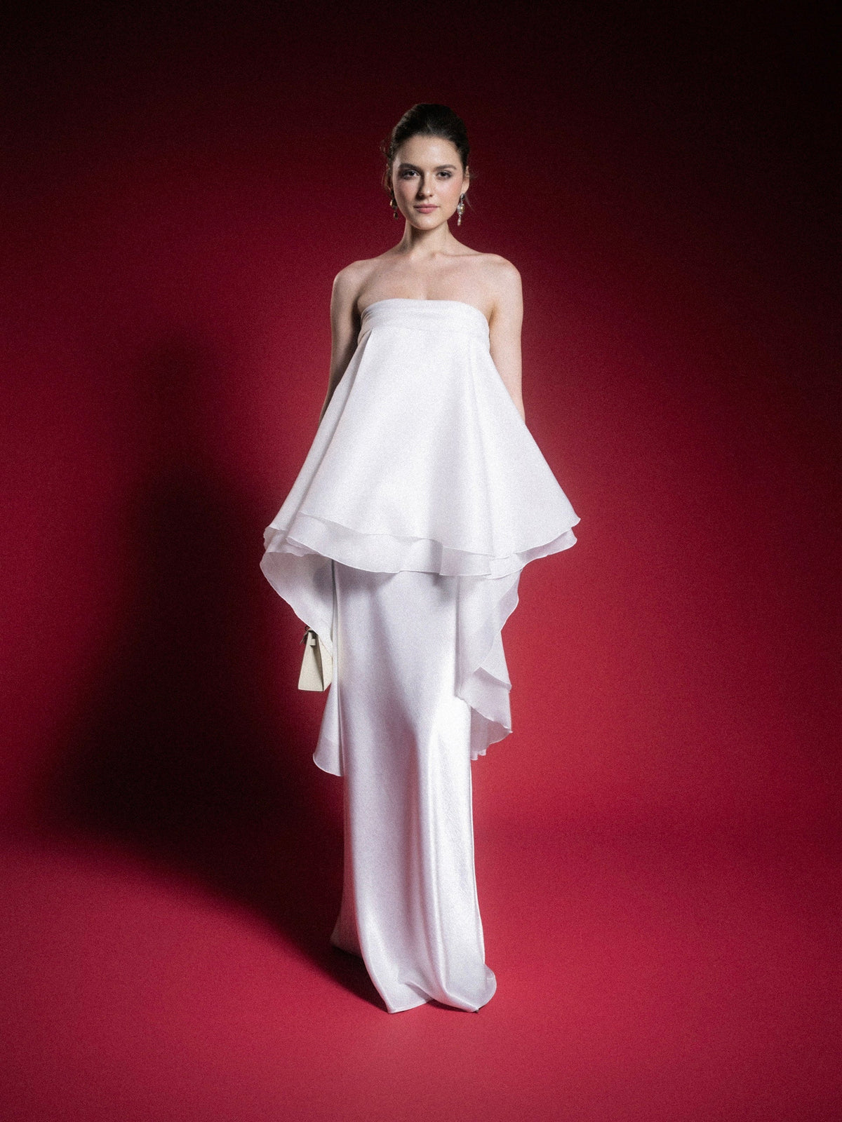 Kisserine Papillon Top - White