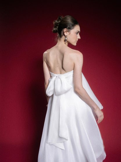 Kisserine Papillon Top - White