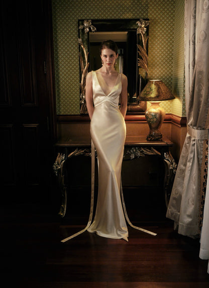 Kisserine Talivia Dress - Ivory White