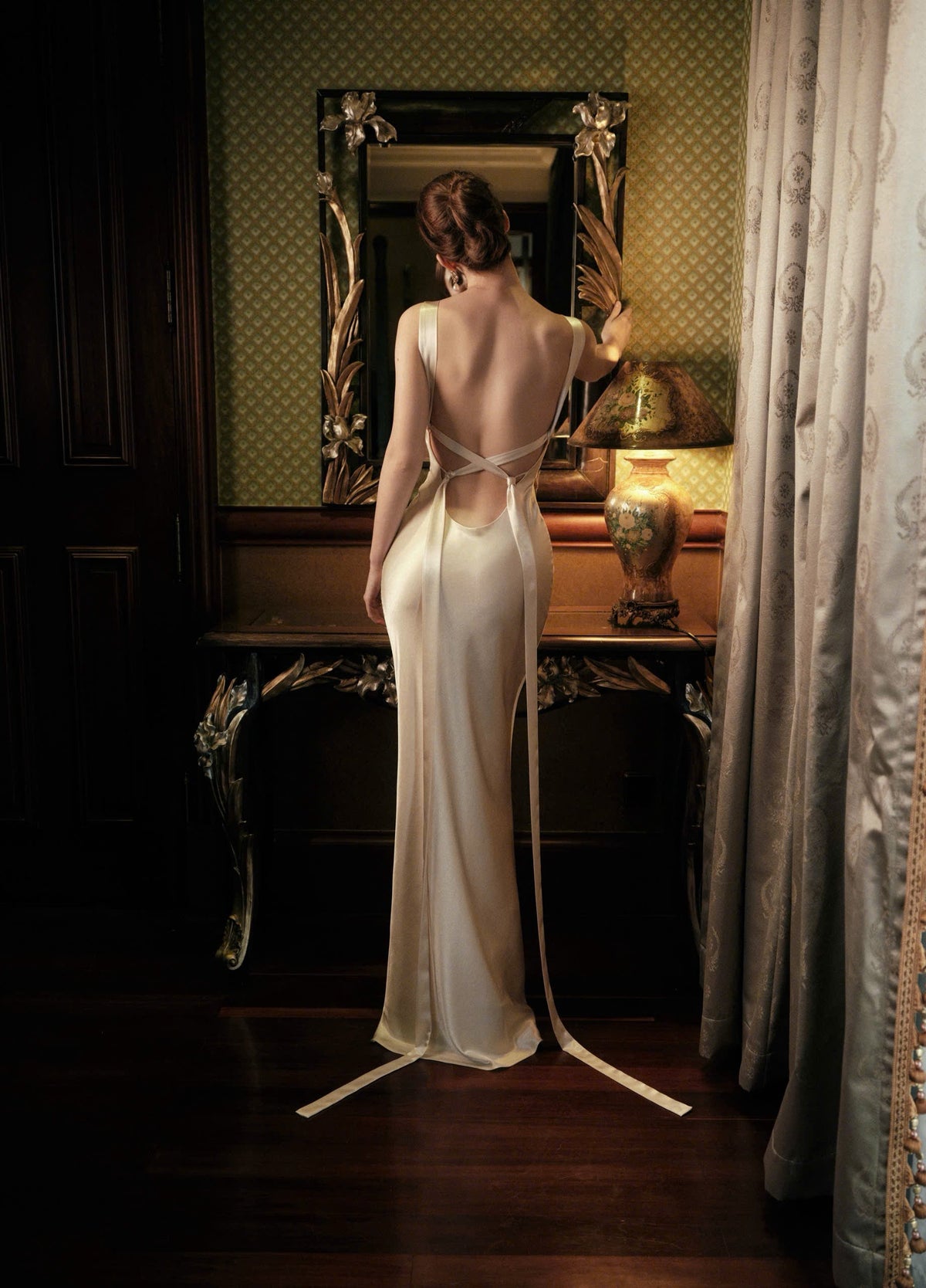Kisserine Talivia Dress - Ivory White