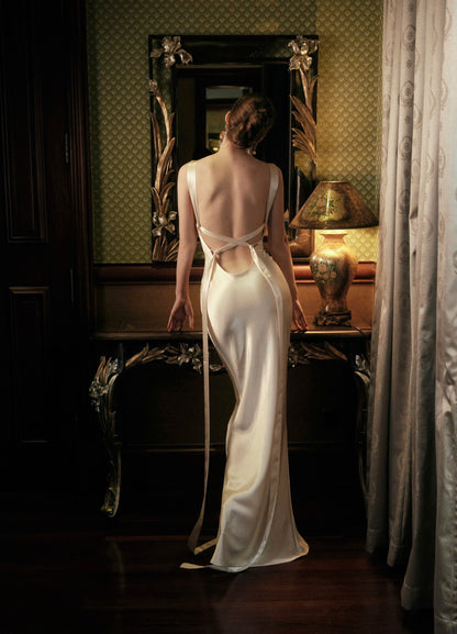 Kisserine Talivia Dress - Ivory White